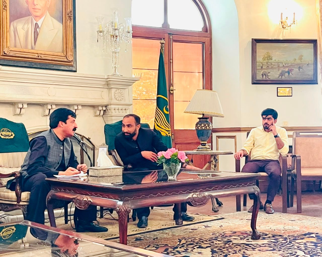 At Governor house Lahore